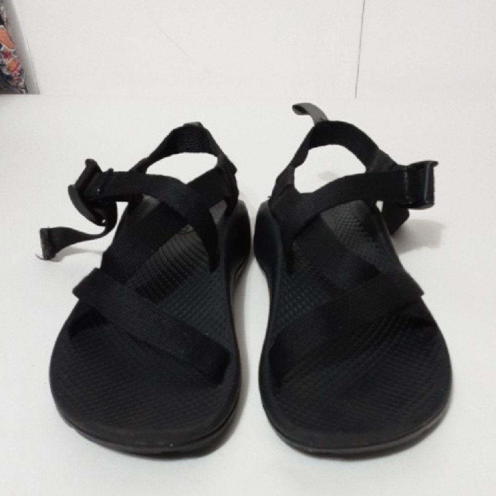 CHACO‎ Black Wide Strappy Sandals